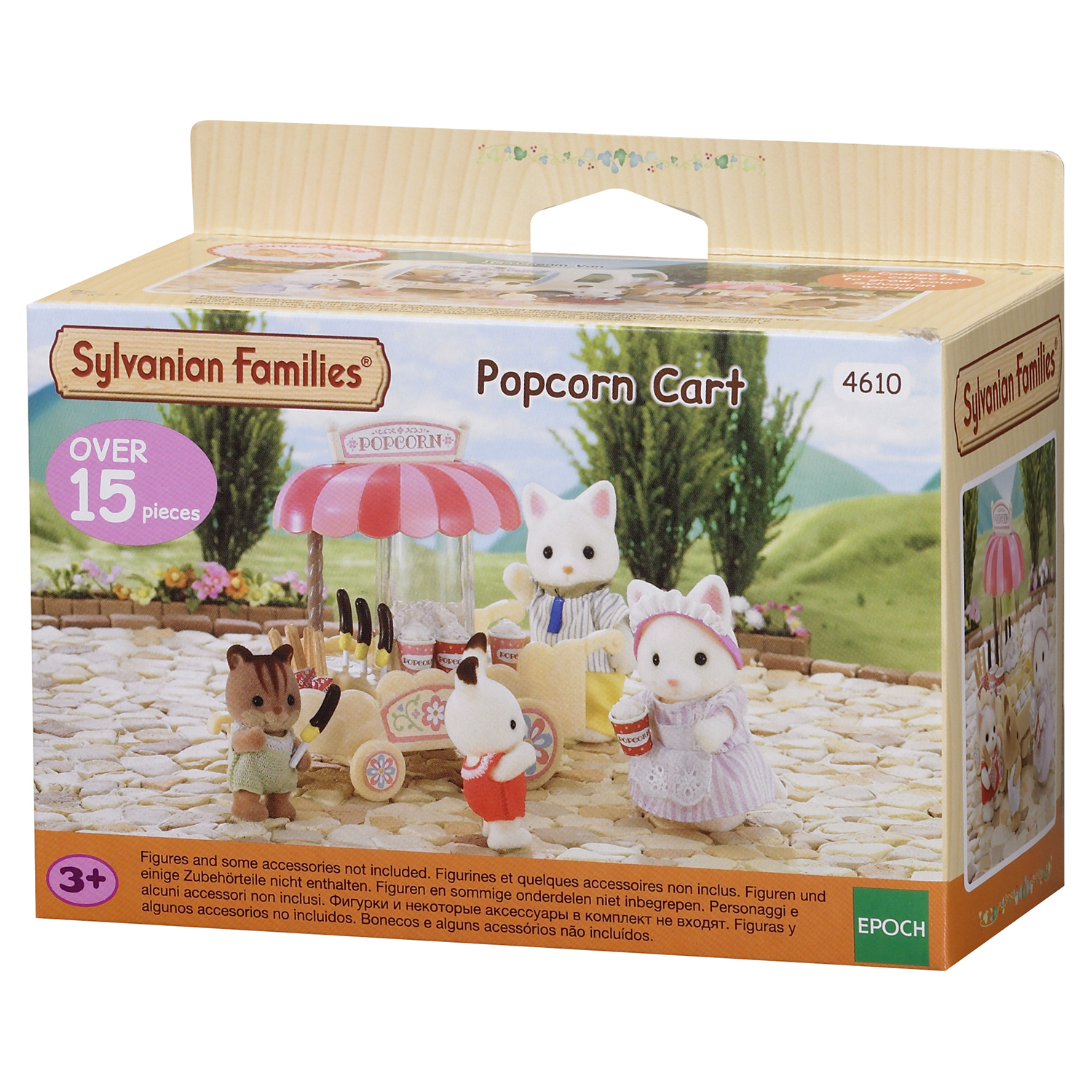 Набор Sylvanian Families Тележка с попкорном (4610) купить по цене 399 ₽ в  интернет-магазине Детский мир