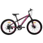 Велосипед подростковый FOLTAS 24 Чёрный/Розовый