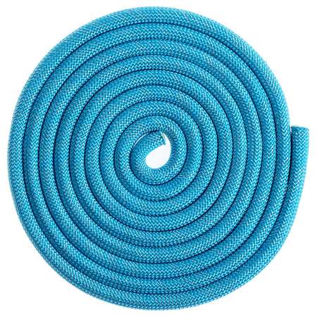 Скакалка Grace Dance для гимнастики утяжелённая с люрексом. 3 м. цвет голубой