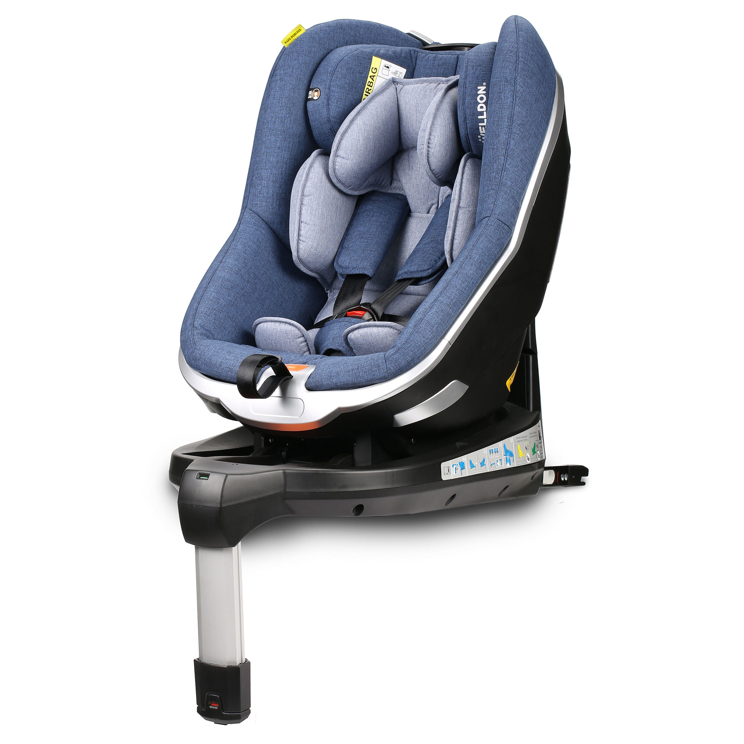 Автокресло Welldon Isofix 0+/1 (0-18 кг) - фото 1