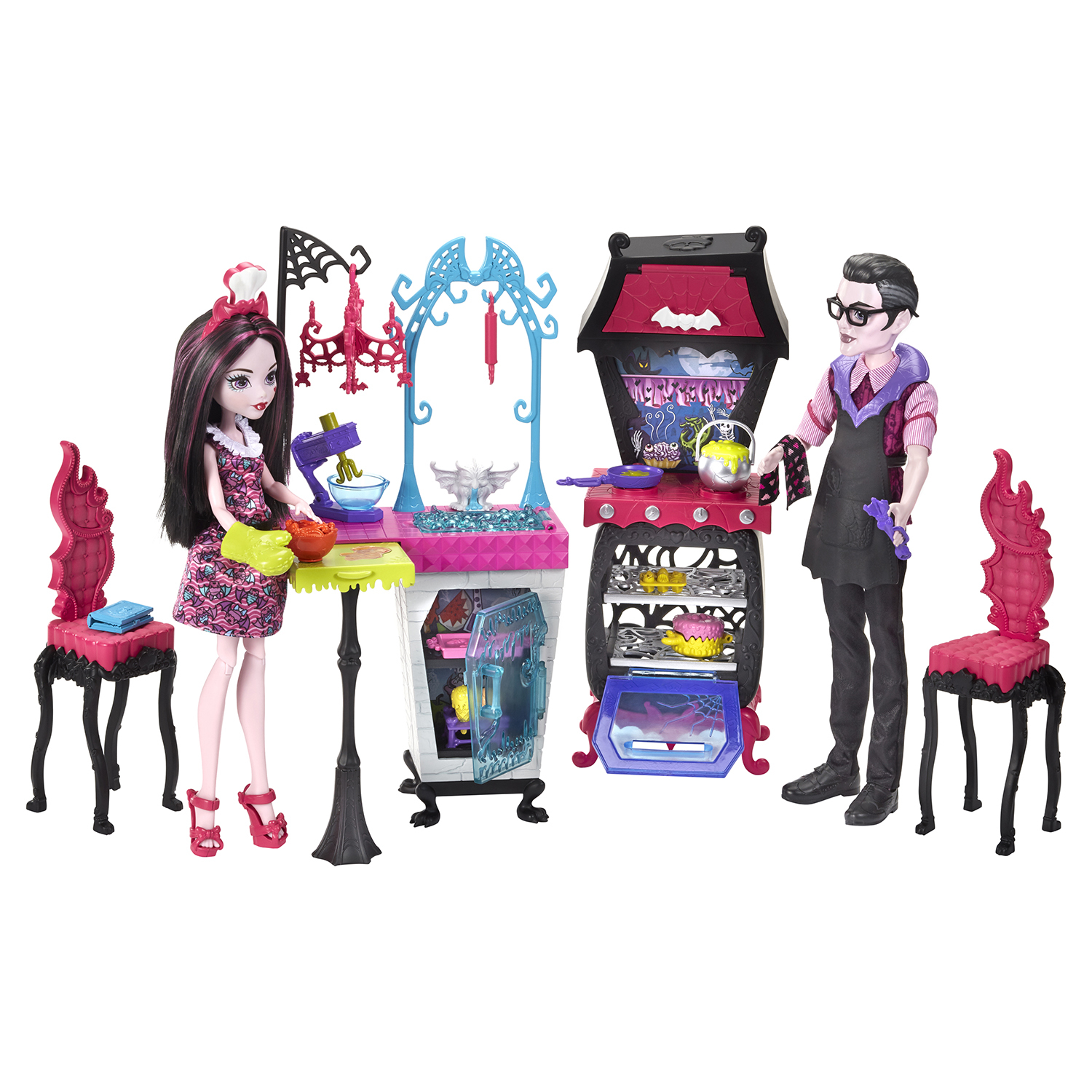 Игровой набор Monster High Семья Дракулауры купить по цене 1599 ₽ в  интернет-магазине Детский мир