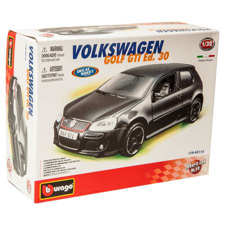 Машина BBurago сборка 1:32 BB VOLKSWAGEN Golf GTI Edition