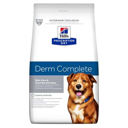 Корм для собак HILLS 2кг Derm Complete