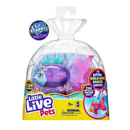 Интерактивная игрушка MOOSE Рыбка S3 фиолетовый