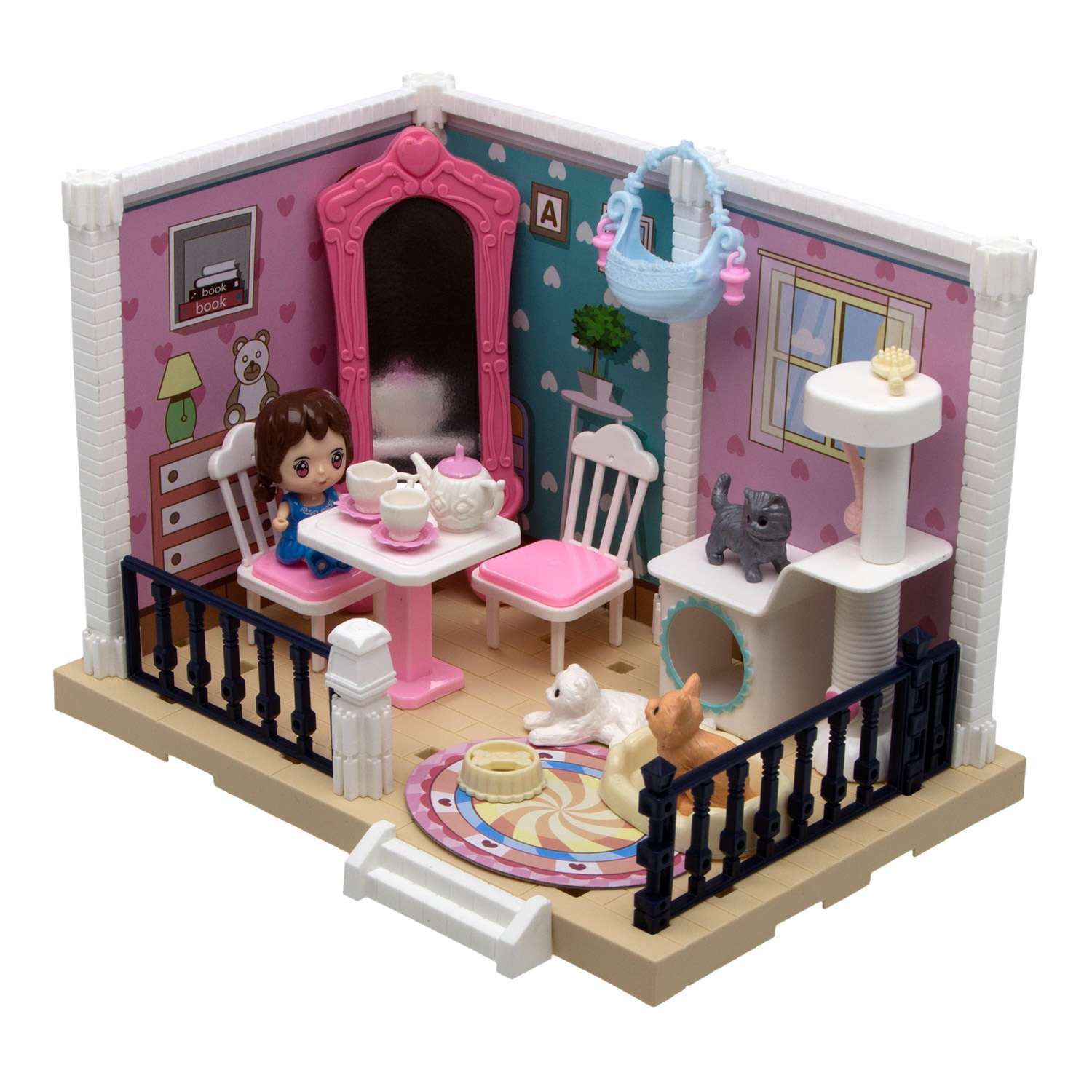 Игровой набор S+S Уютная квартирка с куклой 200871117 - фото 2