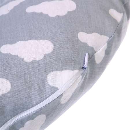 Подушка для беременных Спаленка-kids облачка на сером