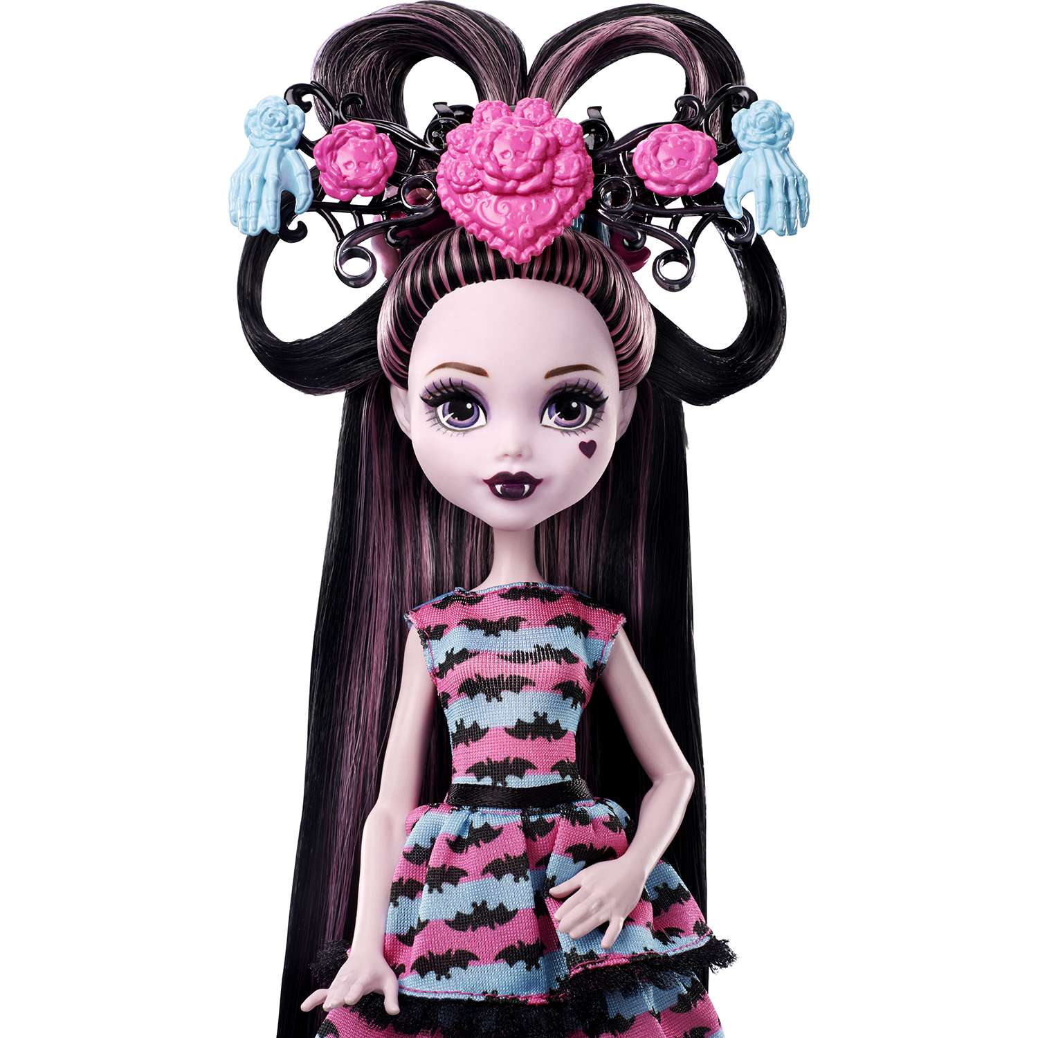 Кукла Monster High Стильные прически Дракулауры DVH36 - фото 8