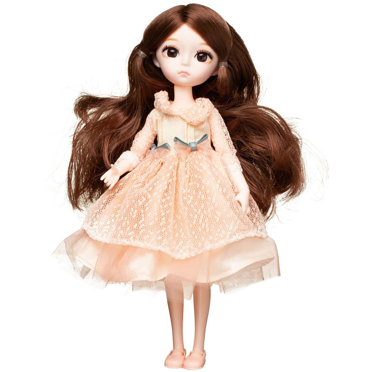 Кукла Junfa в персиковом платье 25 см WJ-37763 - фото 5