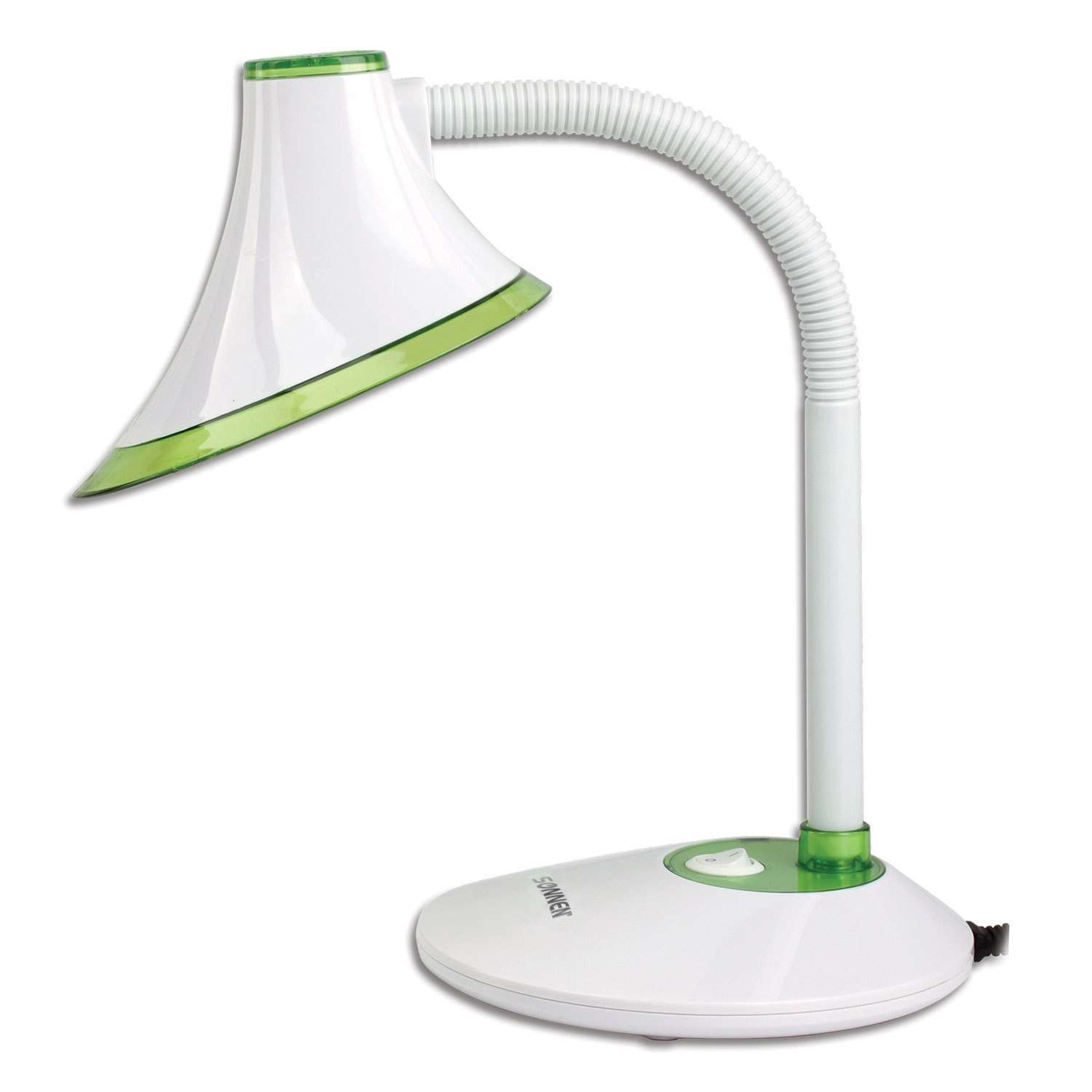 Лампа настольная Sonnen светодиодная на подставке бело-зеленый - фото 2