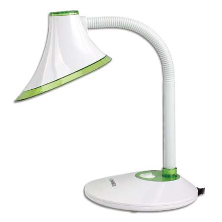 Лампа настольная Sonnen светодиодная на подставке бело-зеленый