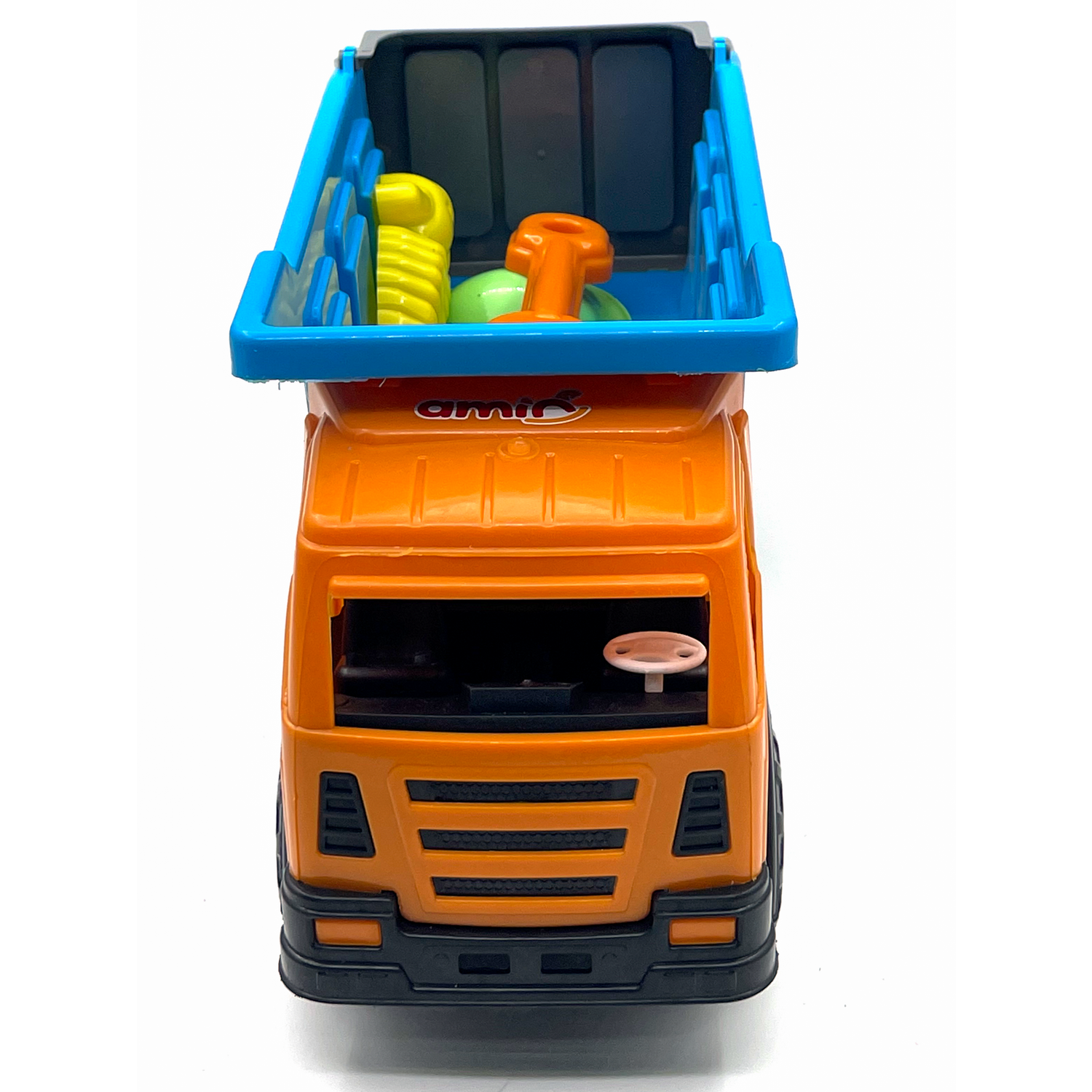 Машинка Нижегородская игрушка Камаз с набором оранжевый ктг104_ор - фото 3