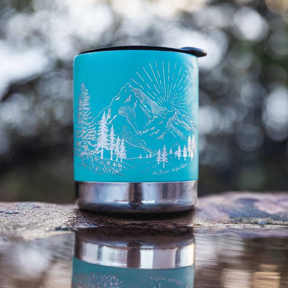 Термокружка Klean Kanteen Camp Mug 12oz Mountain Porcelain 355 мл - фото 17