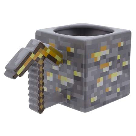 Кружка PALADONE 3D Minecraft Gold Pickaxe Mug 550 ml PP8776MCF