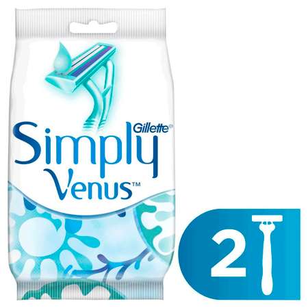 Одноразовая женская бритва GILLETTE Venus 2 2шт