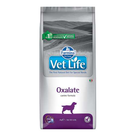 Корм для собак Farmina VetLife оксалат 2кг