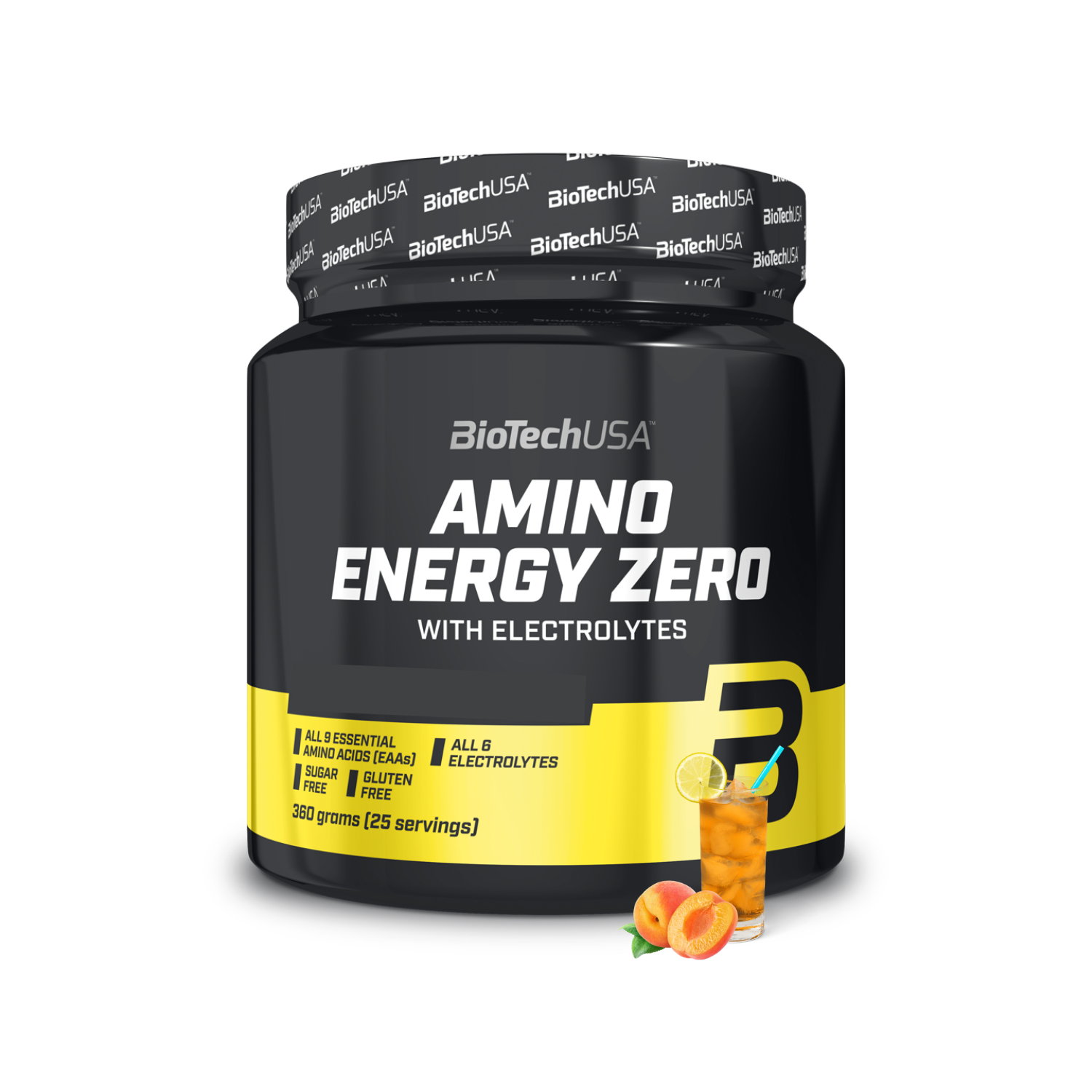 Комплекс аминокислот BiotechUSA Amino Energy Zero with Electrolytes 360 г. Персик и ледяной чай - фото 1