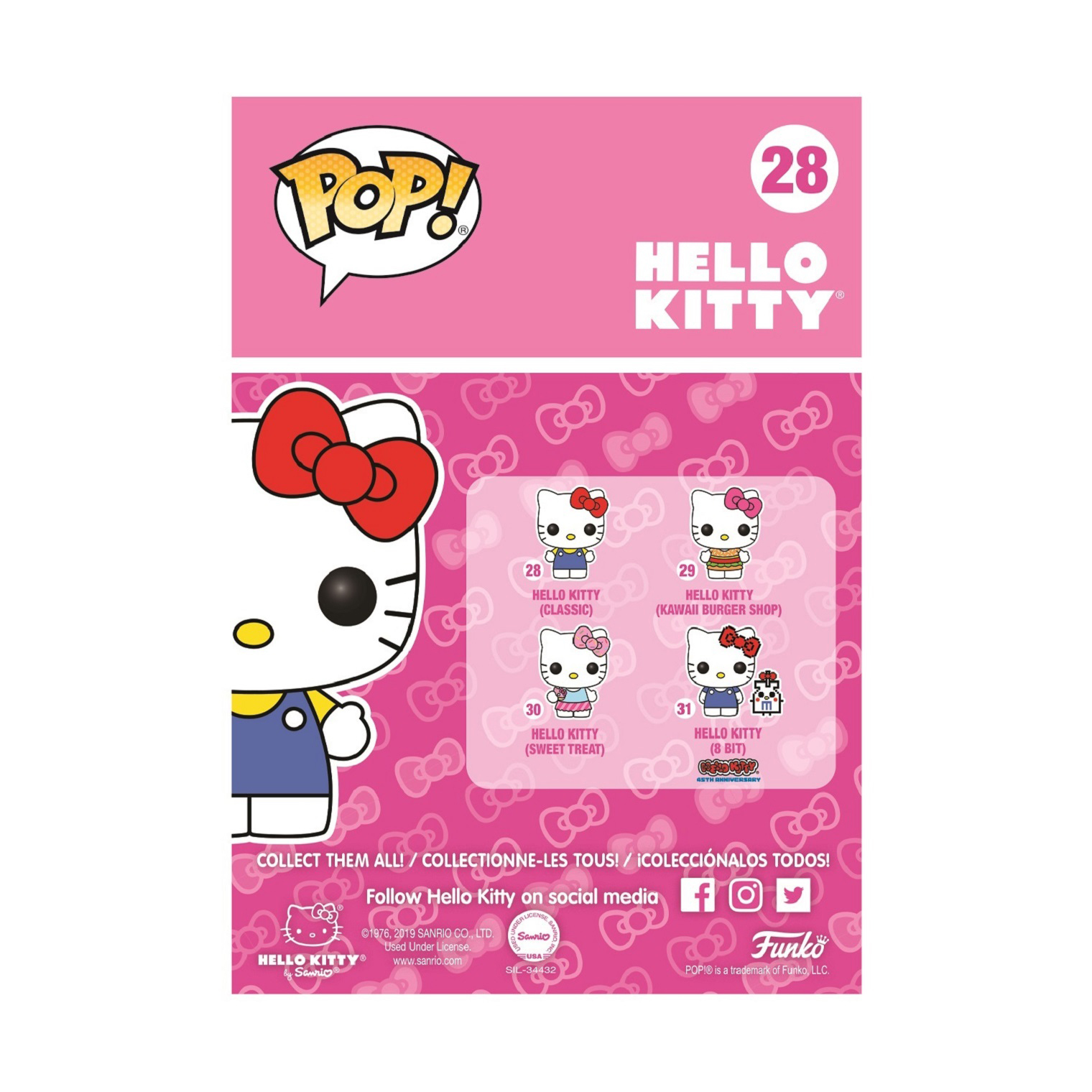 Игрушка Funko Pop Sanrio Hello Kitty Fun2533 купить по цене 499 ₽ в  интернет-магазине Детский мир