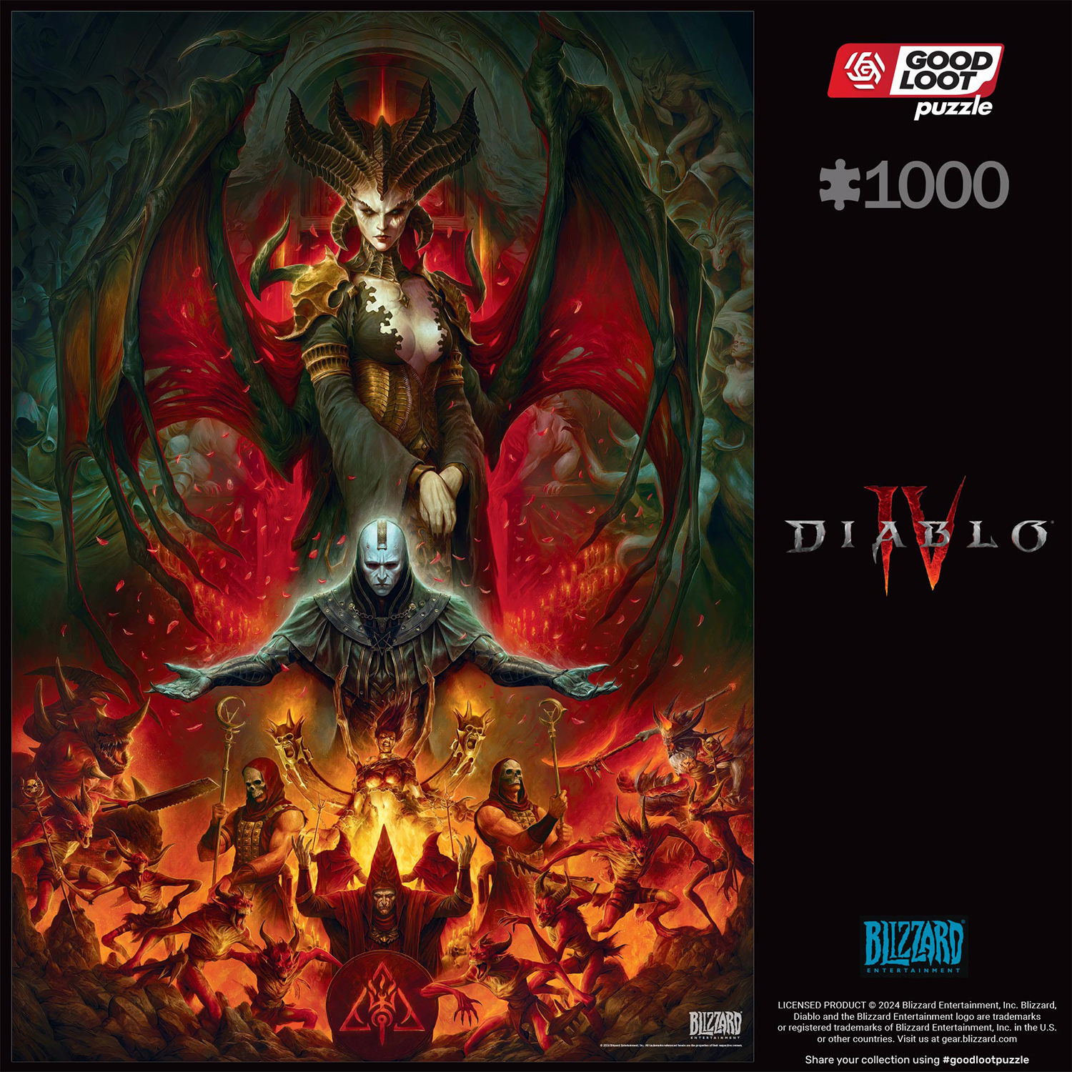 Пазл Good Loot Diablo IV Lilith Composition - 1000 элементов Gaming серия - фото 8