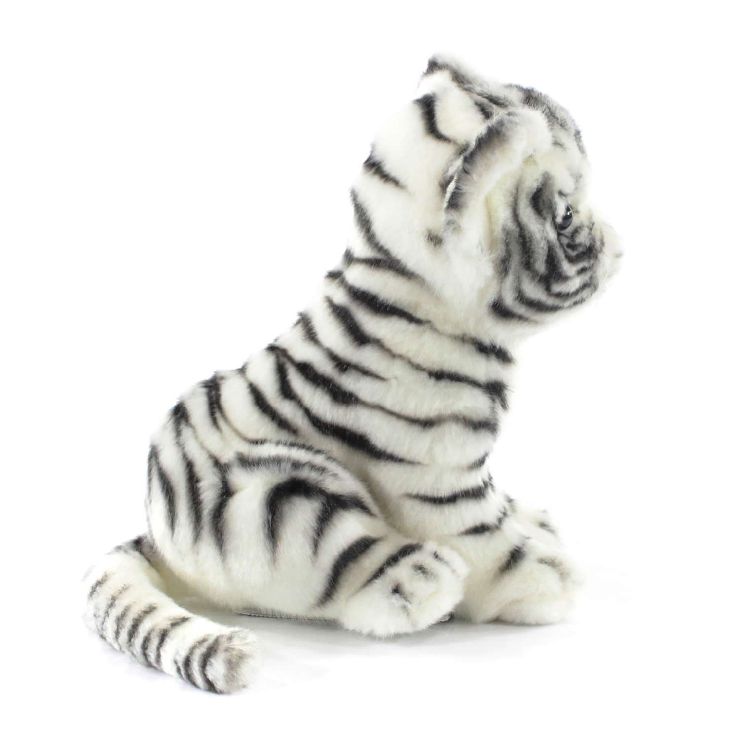 Реалистичная мягкая игрушка Hansa Белый тигренок 17 см - фото 8