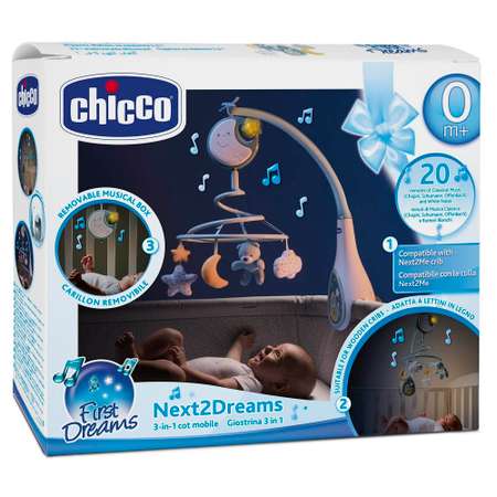 Игрушка Chicco Next2Dreams Мобиль Голубой