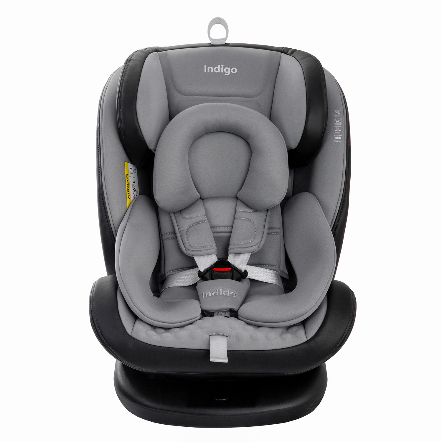 Автокресло Indigo Aero pro isofix Серый - фото 2