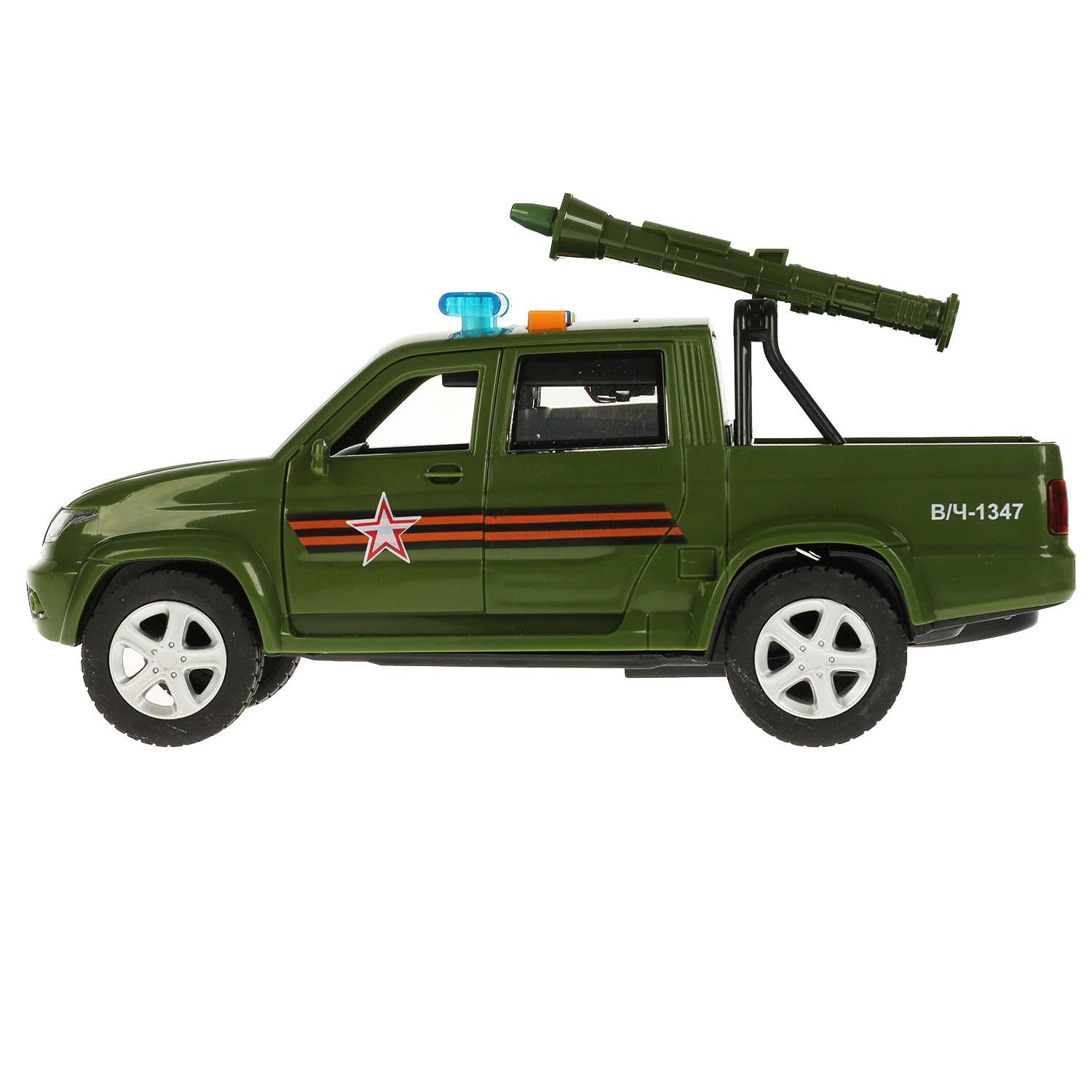 Машина Технопарк УАЗ Военный пикап 329773 329773 - фото 2