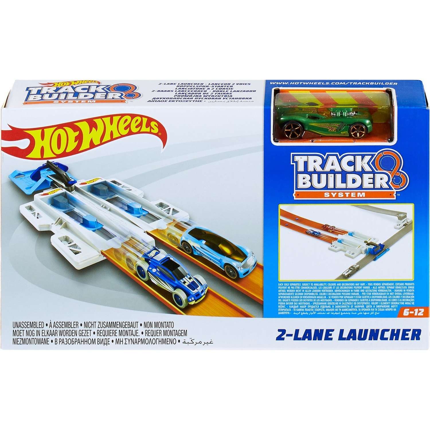 Базовый набор Hot Wheels аксессуаров для трека с машинкой в ассортименте DNH84 - фото 25