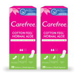 Прокладки гигиенические Carefree Cotton feel normal aloe Vera Sсent 40 шт