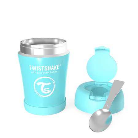 Контейнер-термос Twistshake Пастельный синий 350 мл