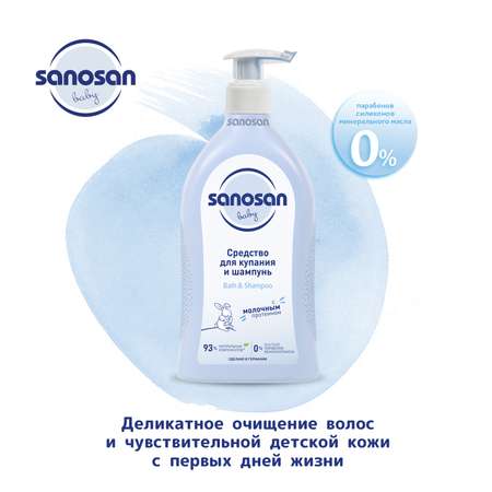 Средство для купания-шампунь Sanosan 500мл 710000106