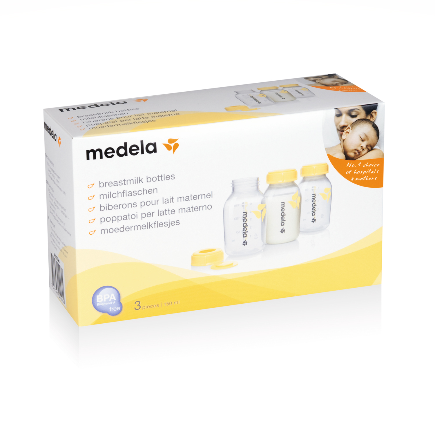 Бутылочка Medela 150 мл 3 шт - фото 5