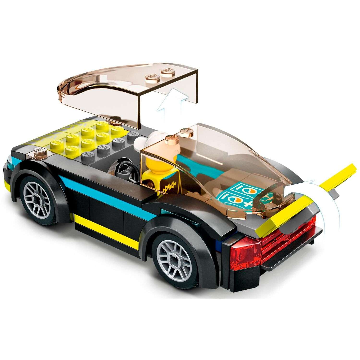 Конструктор LEGO City Электрический спорткар 60383 - фото 5