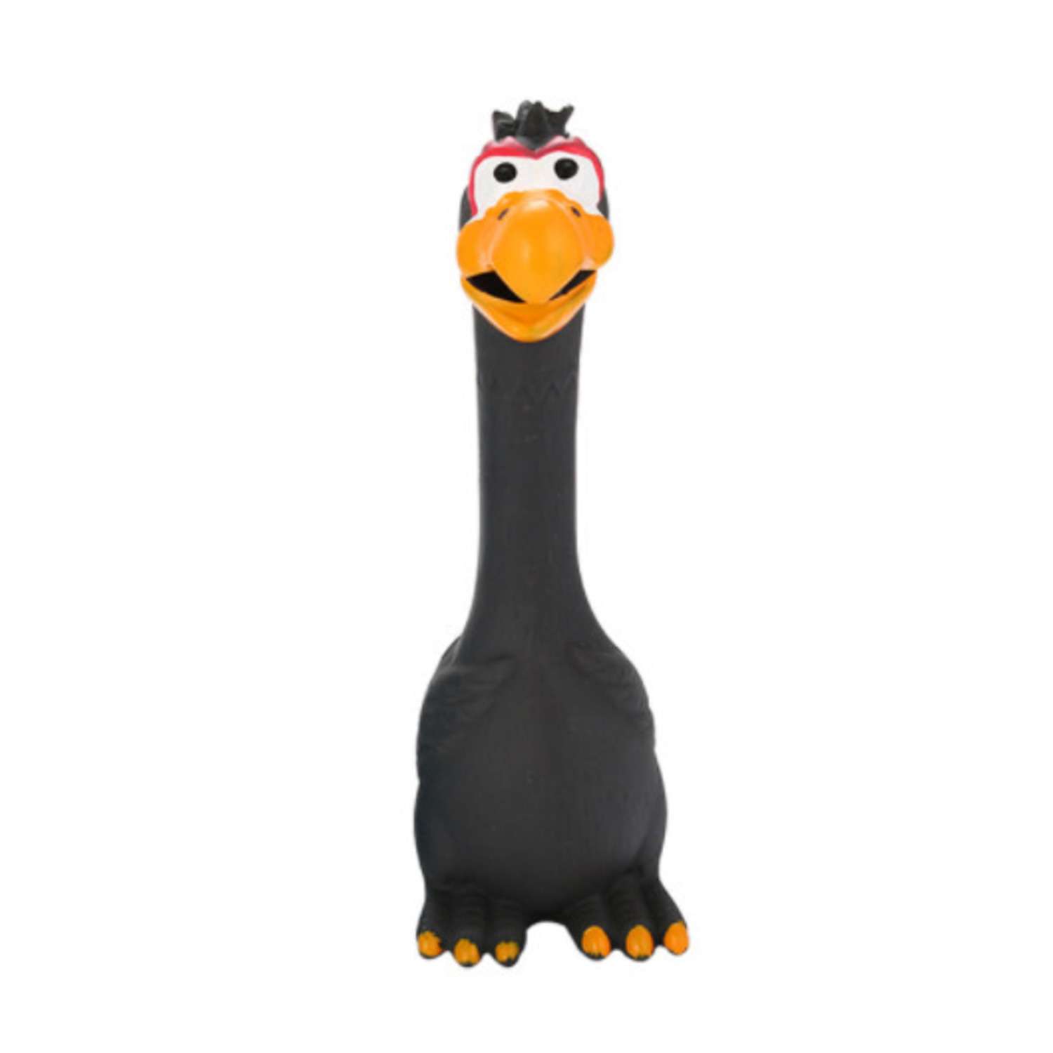 Игрушка для собак ZDK курица с пищалкой ZooWell черная - фото 1