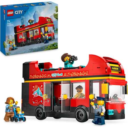 Конструктор LEGO City Красный двухэтажный экскурсионный автобус 60407