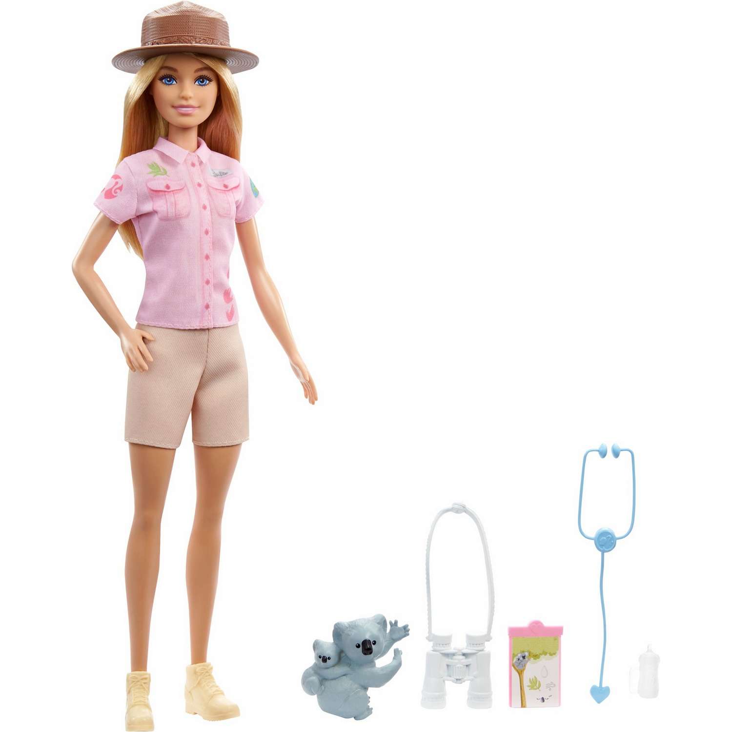 Кукла Barbie Зоолог с тематическими аксессуарами GXV86 GXV86 - фото 1
