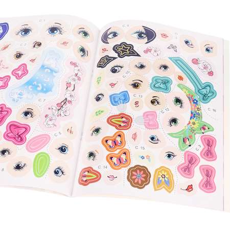 Развивающее пособие Bright Kids с наклейками Детский салон красоты А4 8 листов