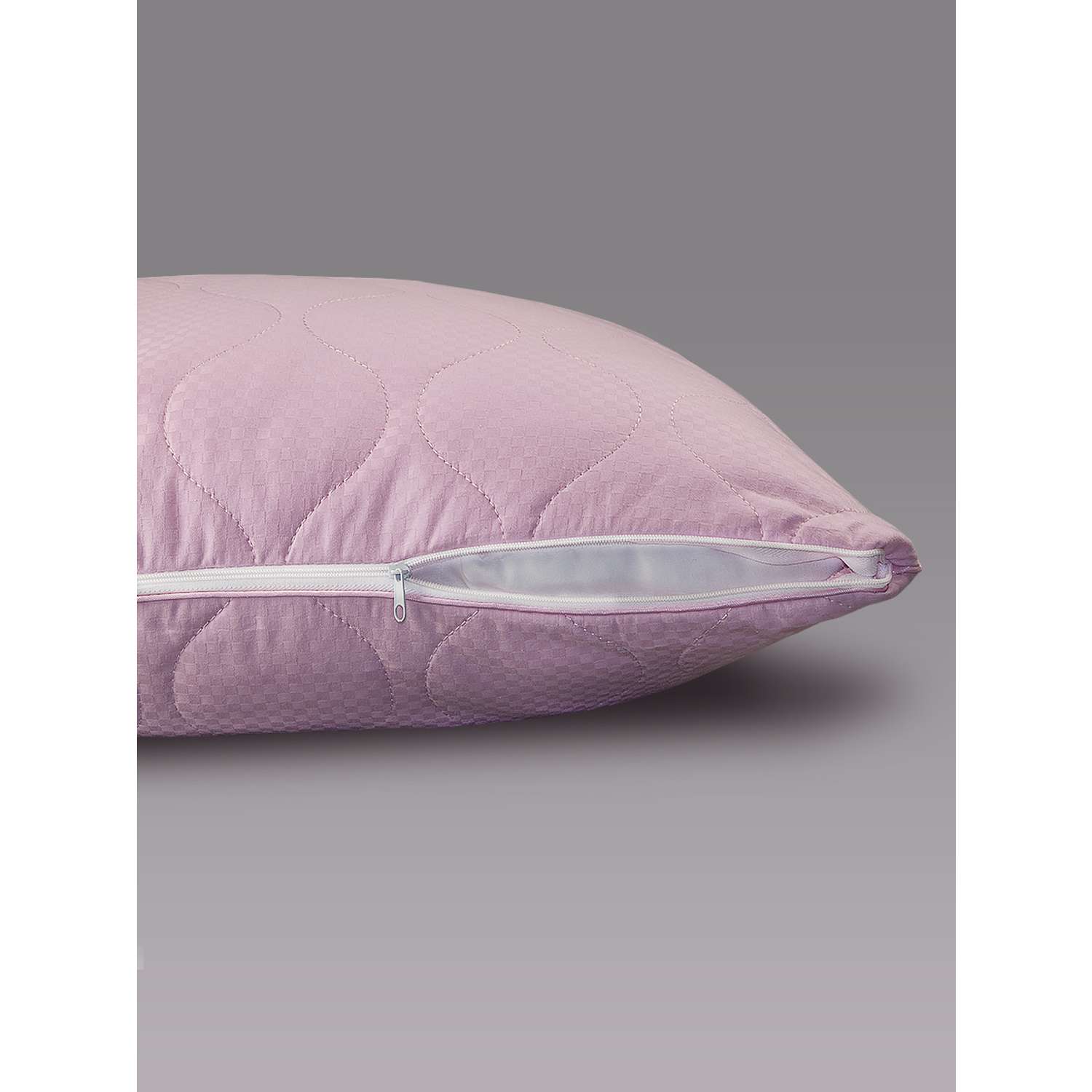 Подушка Selena стеганая 70х70 см EL AMOR ROSE LIFE розовый сатин лебяжий пух - фото 8