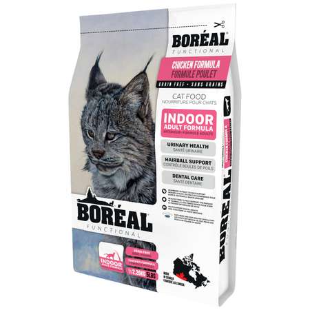 Корм для кошек Boreal Functional домашнего содержания с курицей 2.26кг