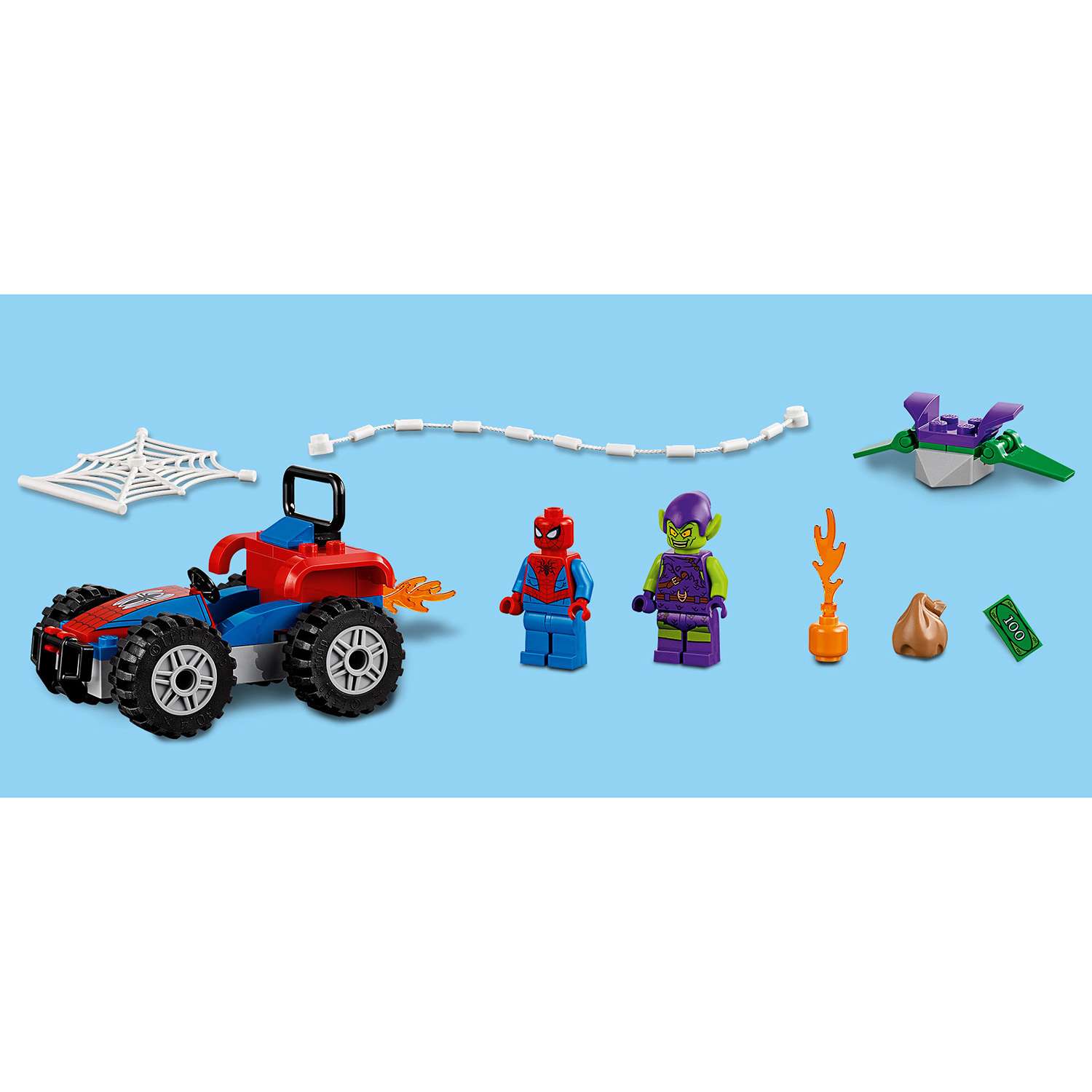 Конструктор LEGO Super Heroes Автомобильная погоня Человека-паука 76133 - фото 6
