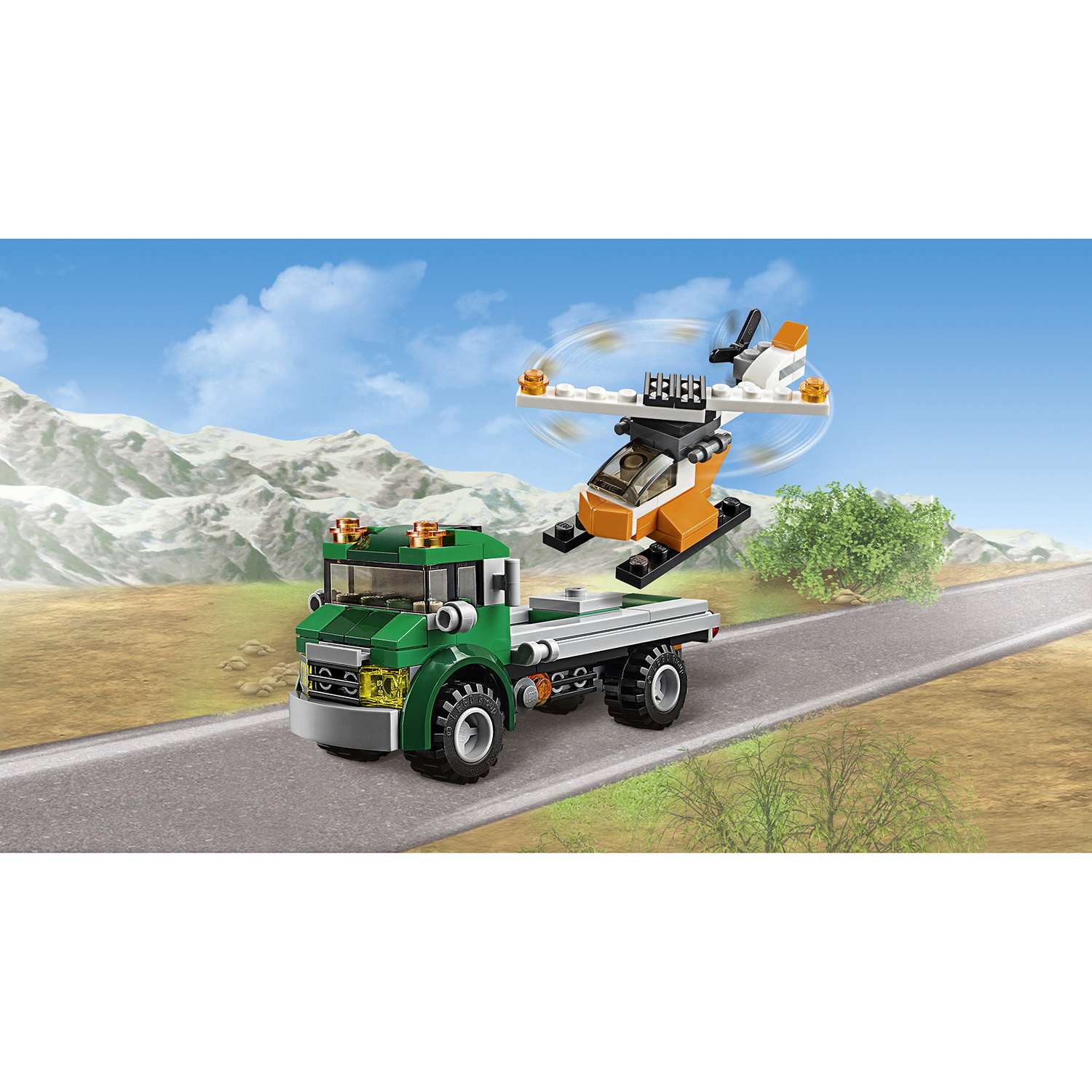 Конструктор LEGO Creator Перевозчик вертолета (31043) - фото 4