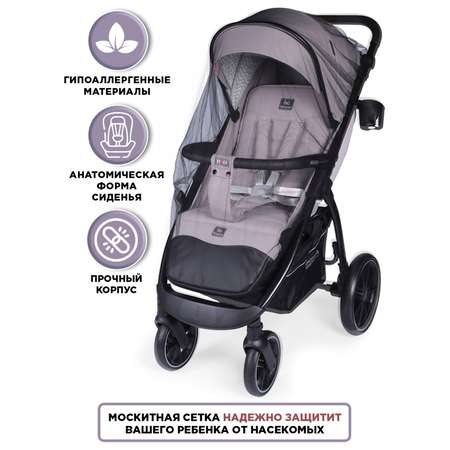 Коляска BabyCare Venga Теплый серый