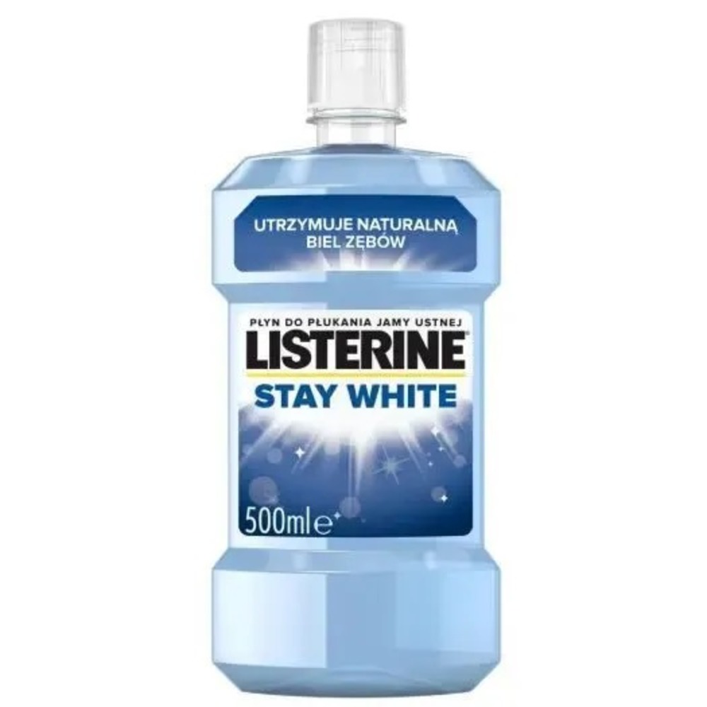 Ополаскиватель для полости рта LISTERINE STAY WHITE Отбеливающий 500 мл - фото 1