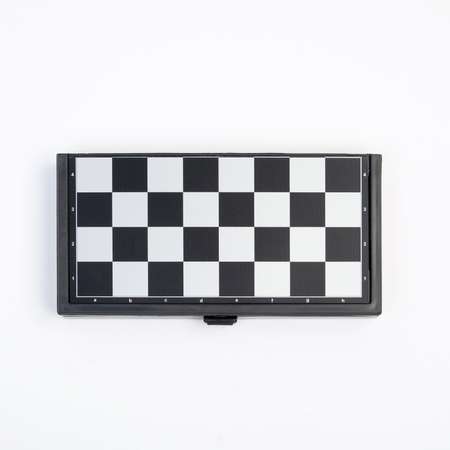 Шахматы Sima-Land магнитные 13х13 см чёрно белые