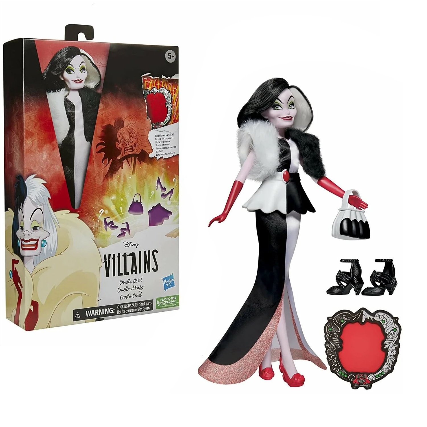 Набор игровой Disney Princess Hasbro Villains Круэлла F45635X2 F45635X2 - фото 4