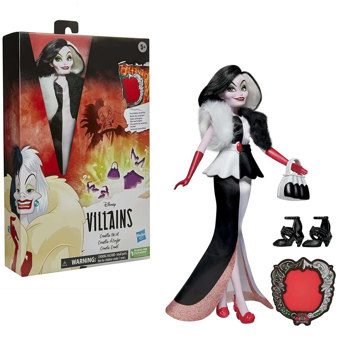 Набор игровой Disney Princess Hasbro Villains Круэлла F45635X2 F45635X2 - фото 4