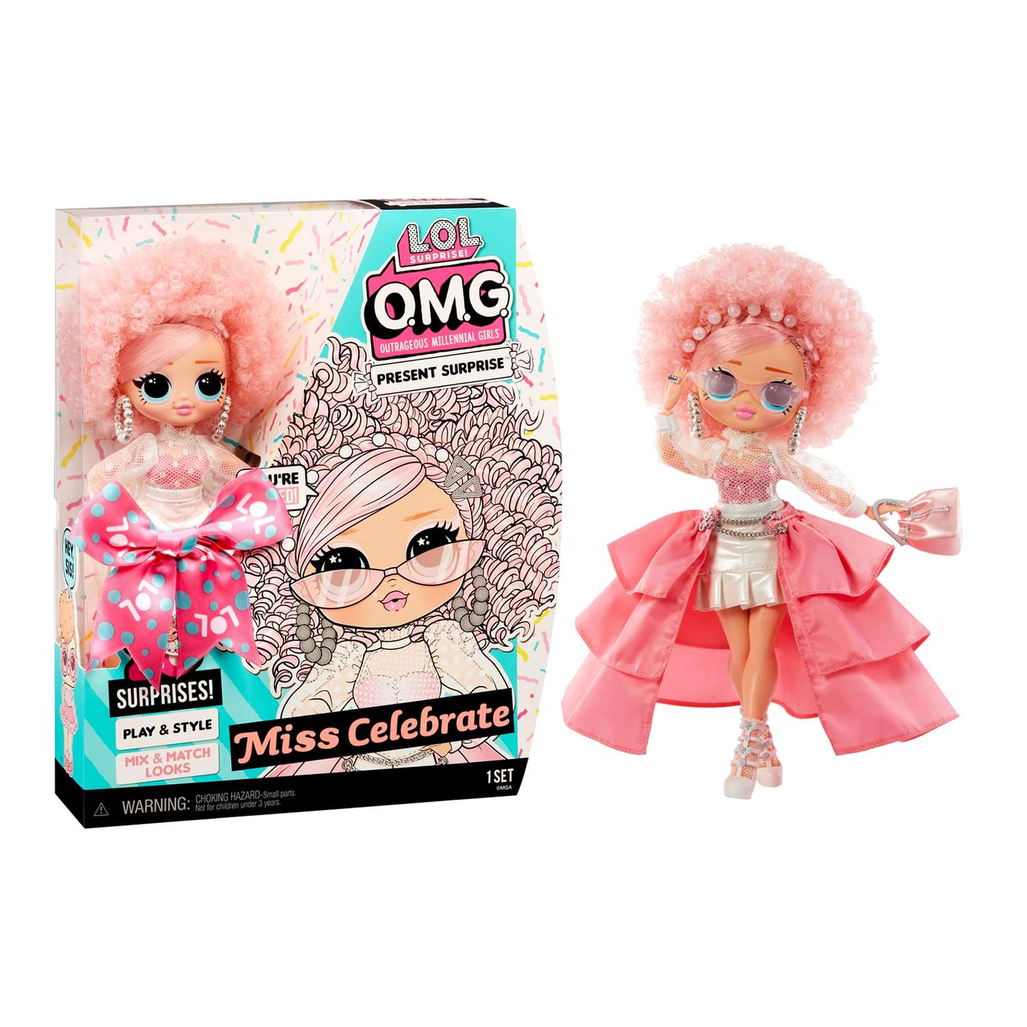 Кукла L.O.L. Surprise! OMG Birthday Doll Miss Celebrate 579755EUC 579755EUC - фото 1