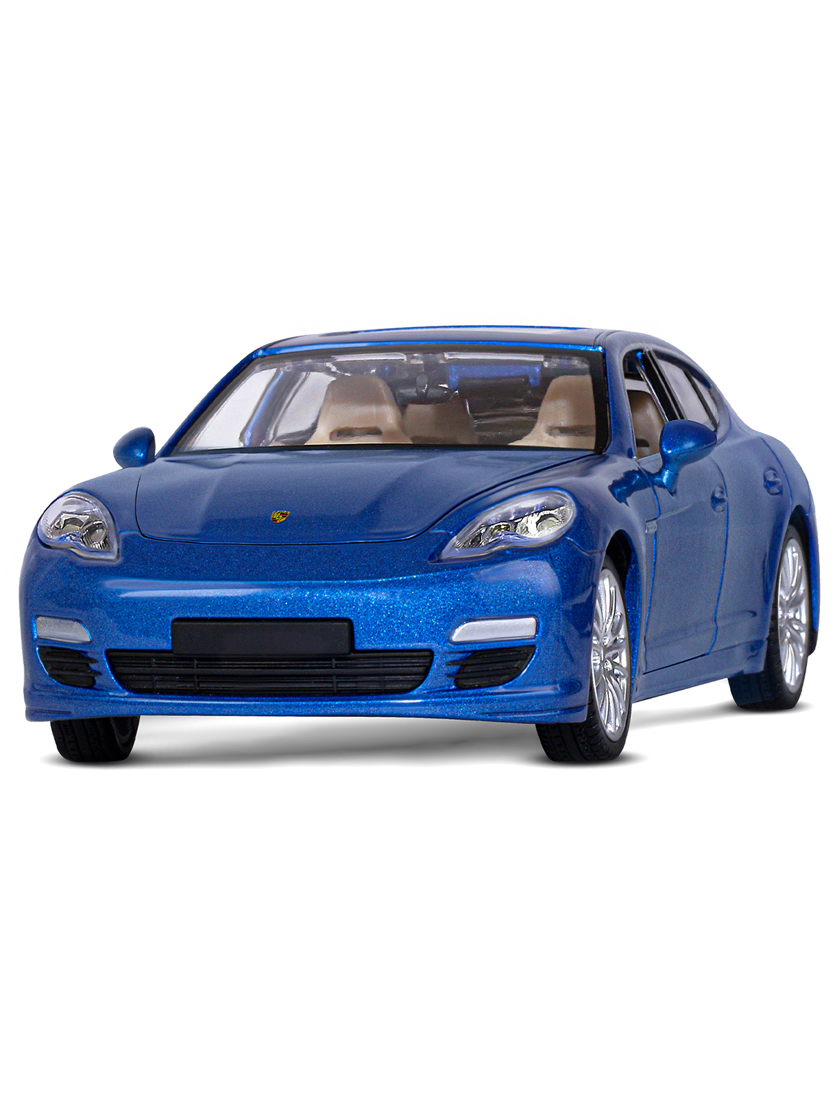 Автомобиль АВТОпанорама Porsche 1:24 инерционный синий JB1200117 - фото 9