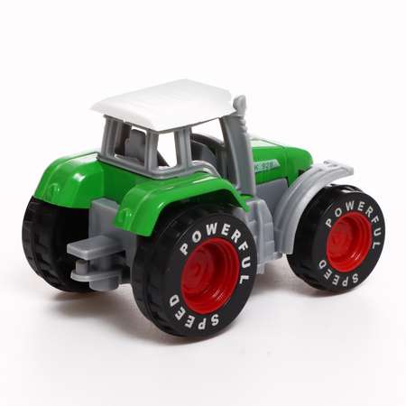 Трактор Автоград металлический «Фермер». цвет зелёный