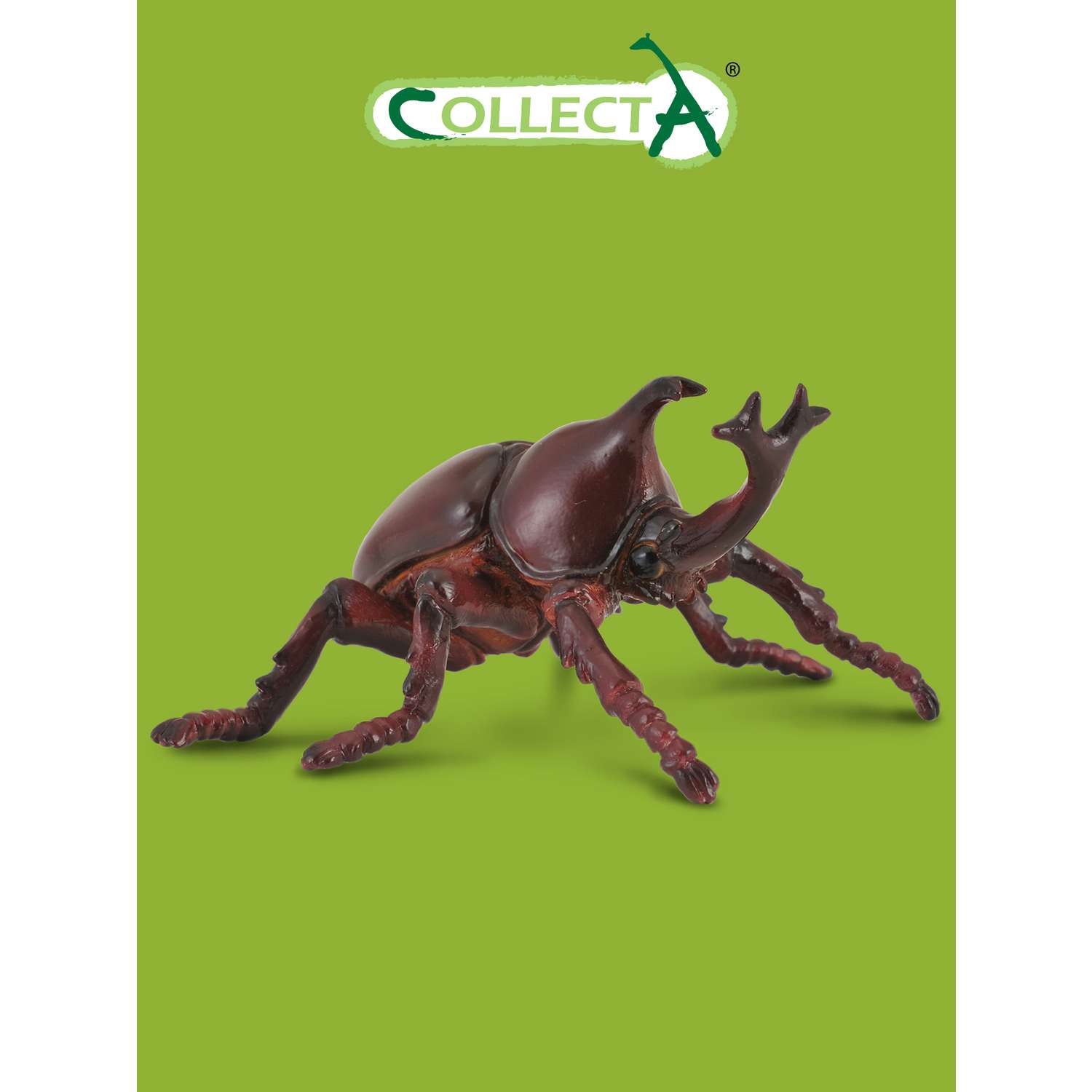 Фигурка насекомого Collecta Жук-Носорог - фото 1
