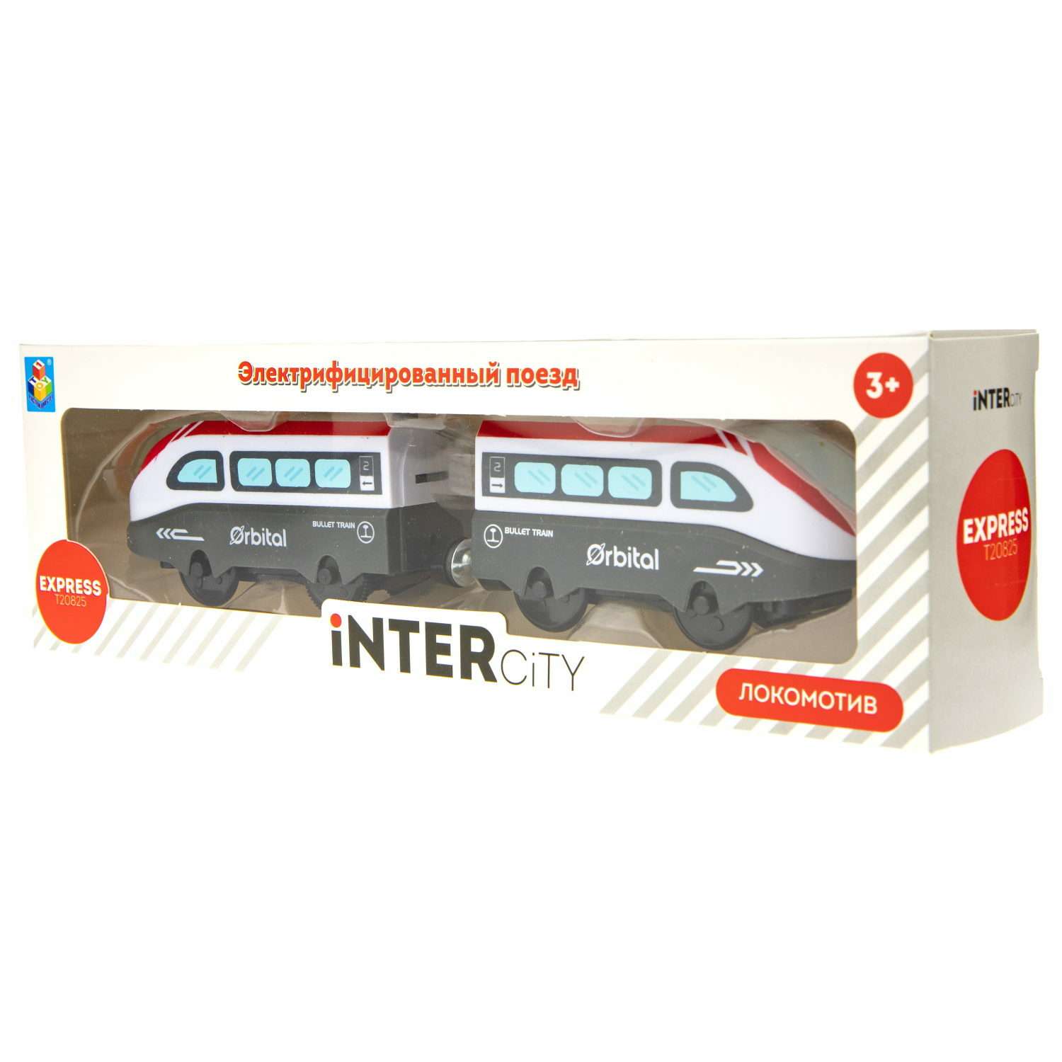 Игровой набор 1TOY InterCity Express cкорый электрический поезд Локомотив Т20825 - фото 7